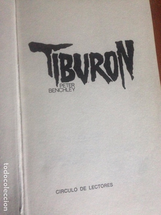 Libros de segunda mano: Libro, TIBURON, PETER BENCHLEY. - Foto 2