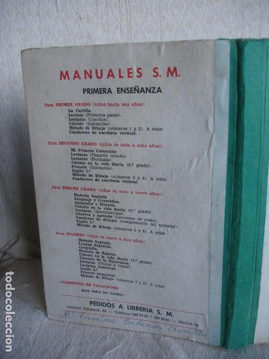 Libros de segunda mano: Lengua espa&ntilde;ola. 4&ordm; grado. Ediciones S. M. 1966 - Foto 2