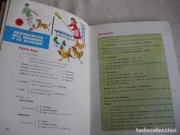 Libros de segunda mano: Lengua espa&ntilde;ola. 4&ordm; grado. Ediciones S. M. 1966 - Foto 7
