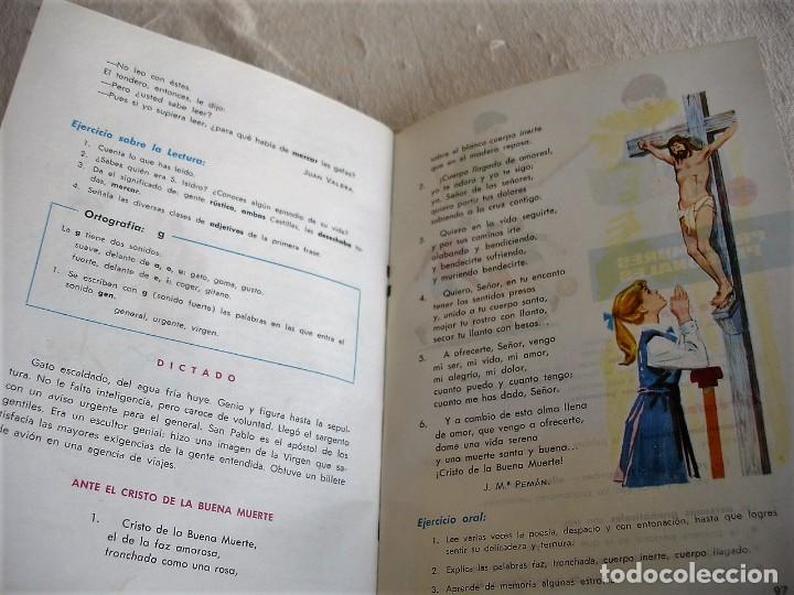 Libros de segunda mano: Lengua espa&ntilde;ola. 4&ordm; grado. Ediciones S. M. 1966 - Foto 9