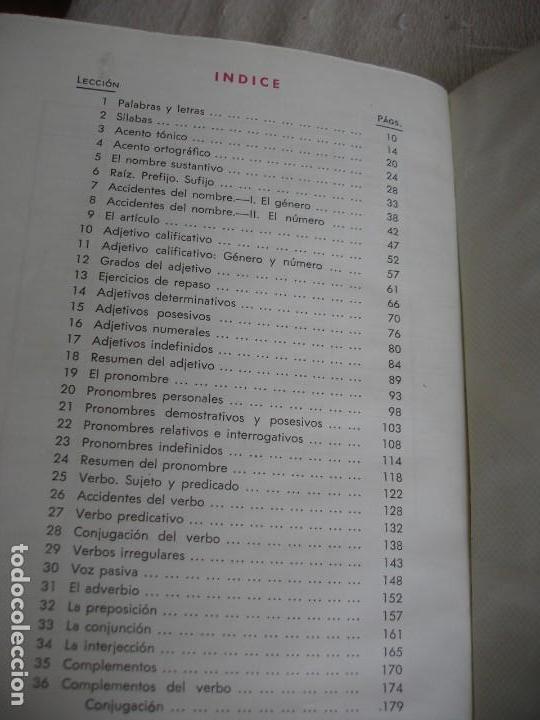 Libros de segunda mano: Lengua espa&ntilde;ola. 4&ordm; grado. Ediciones S. M. 1966 - Foto 11
