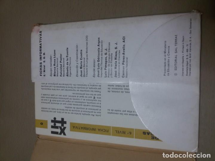 Libros de segunda mano: FICHAS DE MATEM&Aacute;TICAS-6&ordm; E.G.B.-EDITORIAL SAL TERRAE - Foto 3