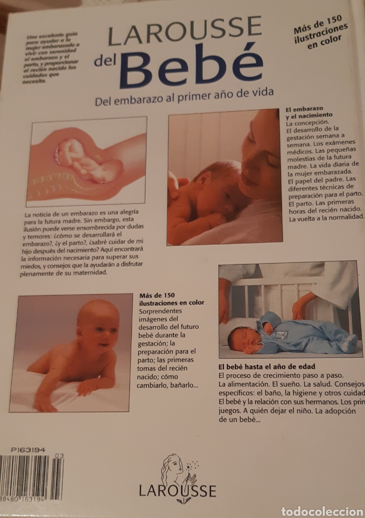 Libros de segunda mano: Larousse del Beb&eacute;. Del embarazo al primer a&ntilde;o de vida. - Foto 6