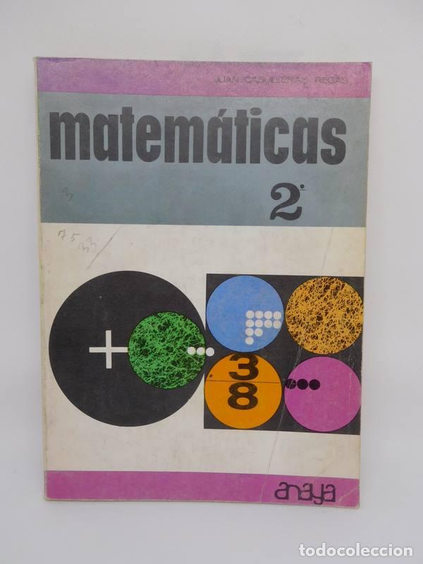 Libros de segunda mano: M69 Libro de Texto, Matem&aacute;ticas 2&ordm;. Ed. Anaya. 1969. - Foto 1