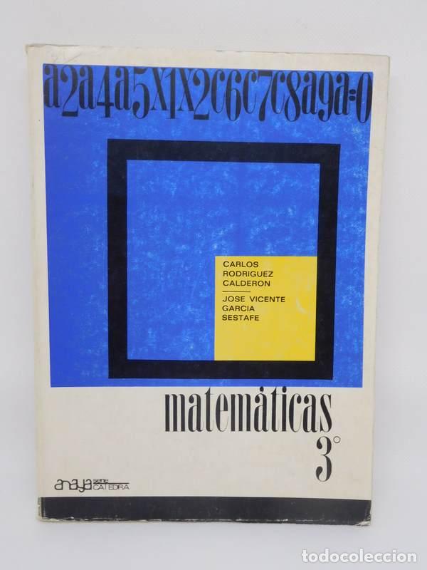 Libros de segunda mano: M69 Libro de Texto, Matem&aacute;ticas 3&ordm; curso. Ed. Anaya. 1970. - Foto 1