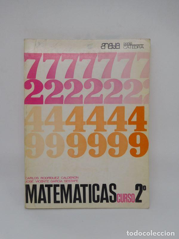 Libros de segunda mano: M69 Libro de Texto, Matem&aacute;ticas 2&ordm; curso. Ed. Anaya. 1970. - Foto 1