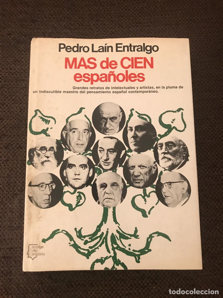 Libros de segunda mano: Libro M&aacute;s de cien espa&ntilde;oles de Pedro La&iacute;n Entralgo. - Foto 1