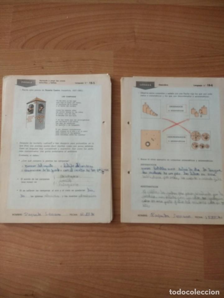 Libros de segunda mano: FICHAS DE ACTIVIDADES LENGUAJE 5&ordm; E.G.B. EDICIONES S.M. - Foto 2