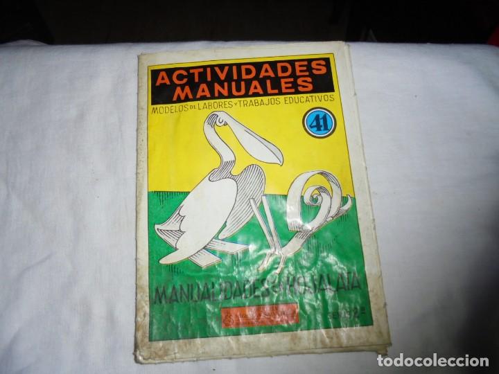 Libros de segunda mano: ACTIVIDADES MANUALES N&ordm; 41.MANUALIDADES DE HOJALATA SERIE 2&ordf;.SALVATELLA 1968
