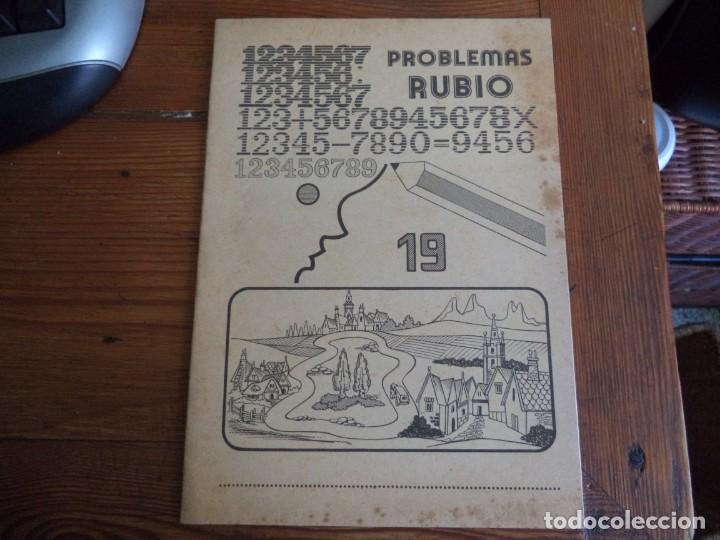 Libros de segunda mano: Cuaderno de escuela Rubio.Problemas .Num. 19 - Foto 1