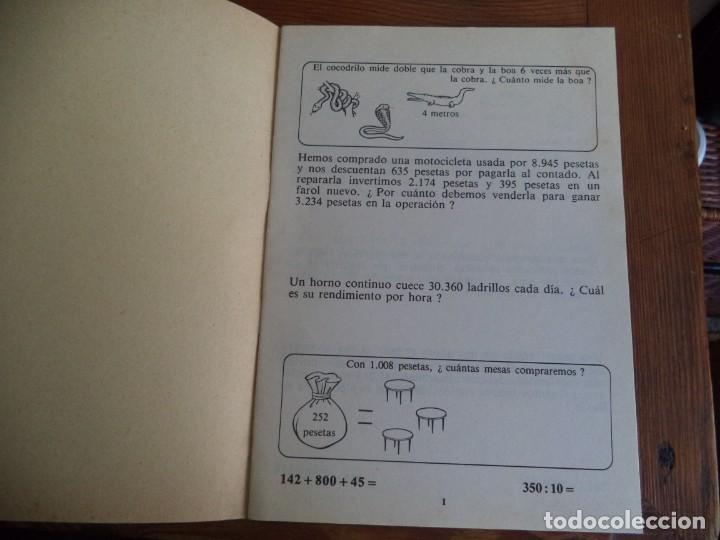 Libros de segunda mano: Cuaderno de escuela Rubio.Problemas .Num. 19 - Foto 2