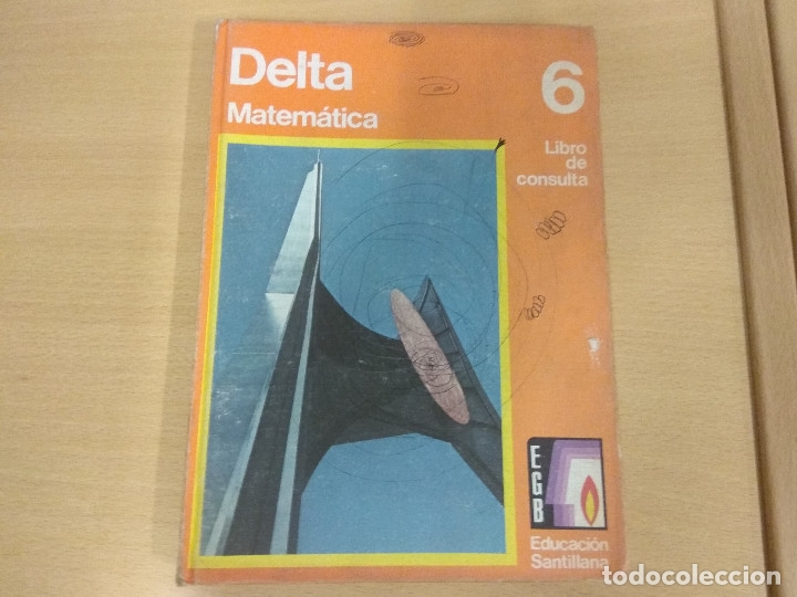 Libros de segunda mano: DELTA 6 MATEM&Aacute;TICA LIBRO DE CONSULTA, EGB SANTILLANA, Env&iacute;o gratis - Foto 1