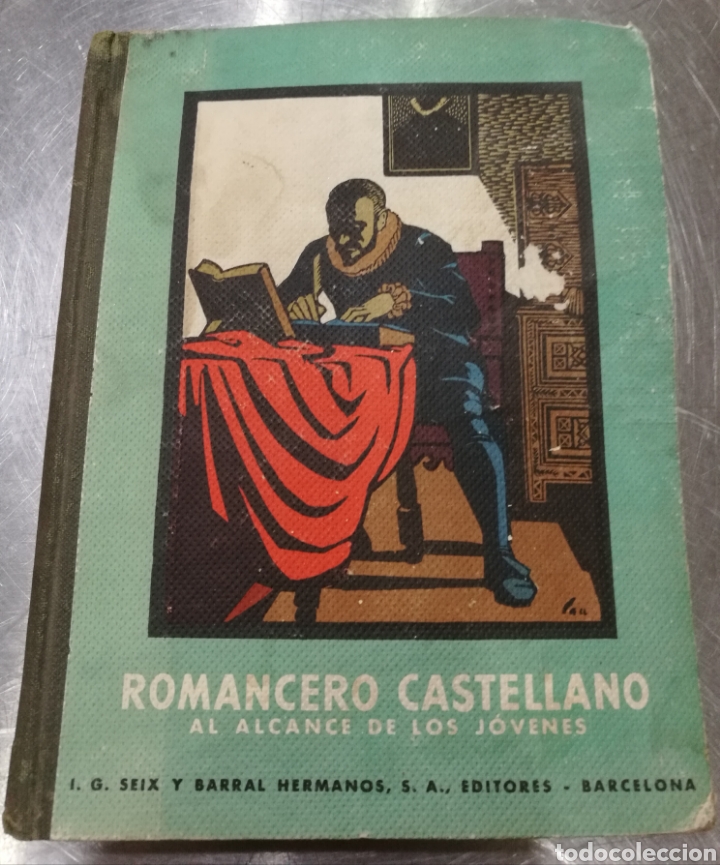 Libros de segunda mano: Romancero Castellano para j&oacute;venes 1943 - Foto 1