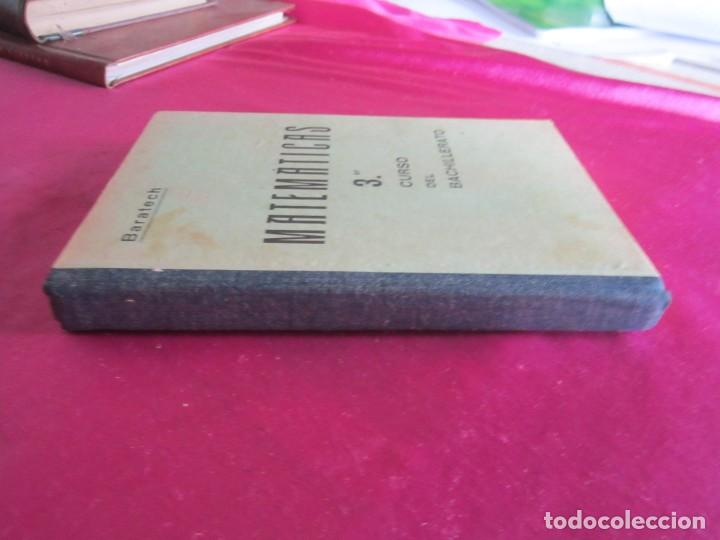 Libros de segunda mano: MATEM&Aacute;TICAS.TERCER CURSO BACHILLERATO BARATECH - Foto 2