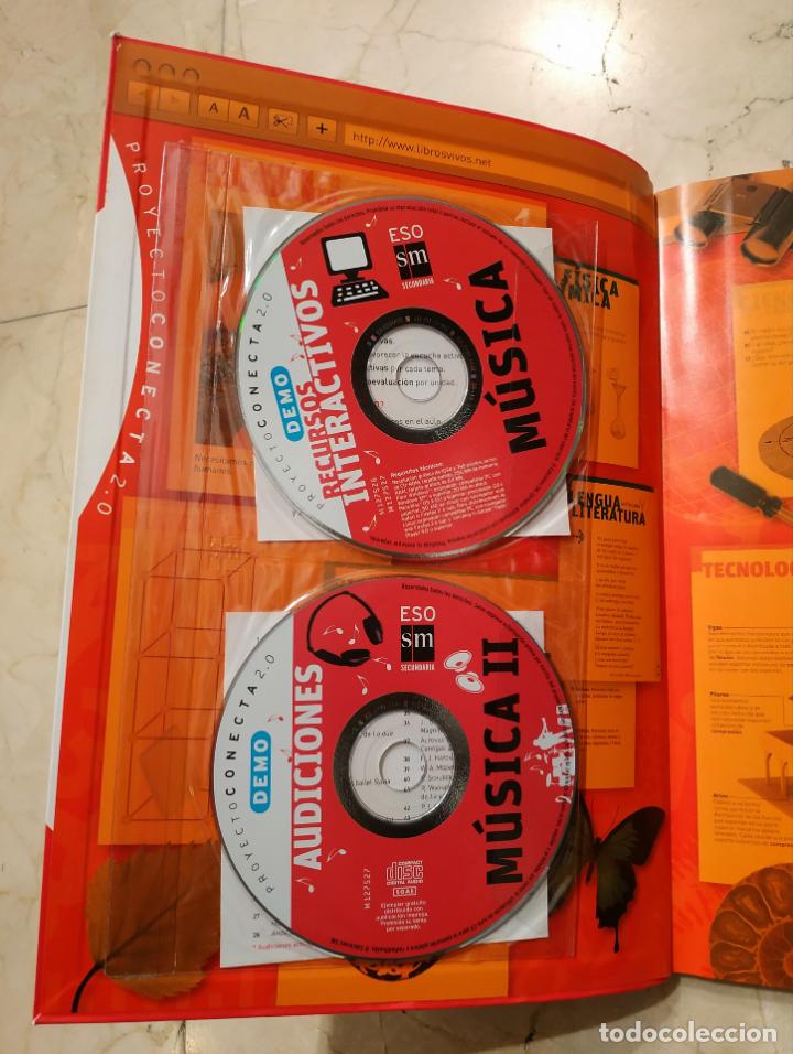 Libros de segunda mano: LIBRO M&Uacute;SICA II - PROYECTO CONECTA 2.0 - INCLUYE 2 CD - SM 2011 - Foto 2