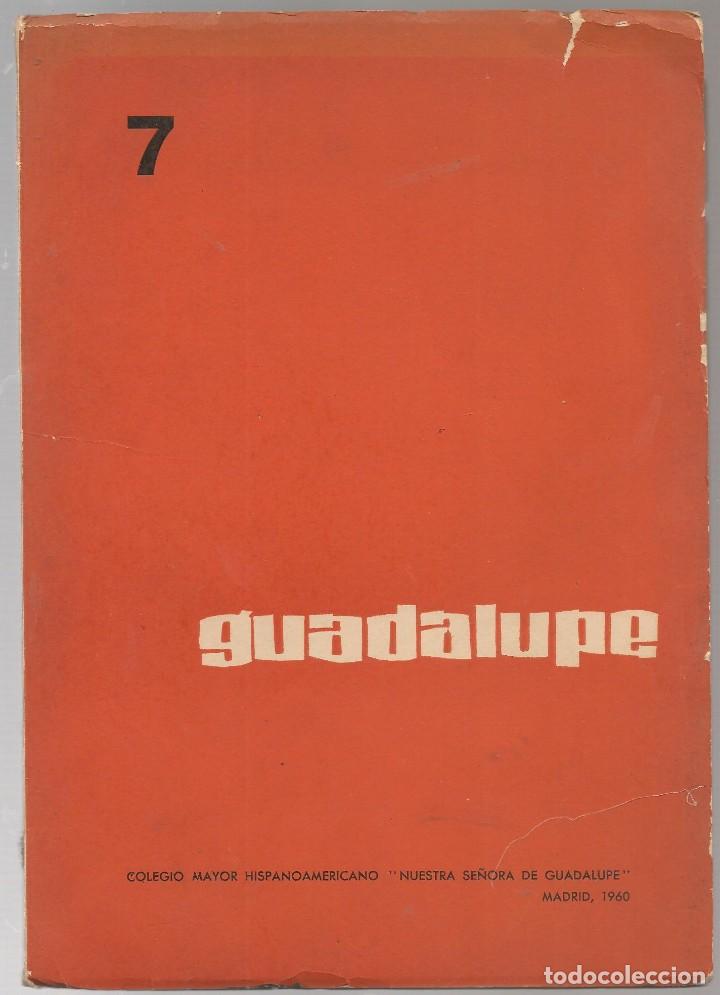 Gebrauchte B&uuml;cher: revista GUADALUPE 7, COLEGIO MAYOR HISPANOAMERICANO NUESTRA SE&Ntilde;ORA DE GUADALUPE 1958