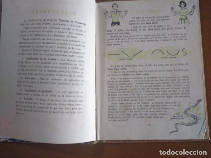 Libros de segunda mano: GEOMETRIA GRADO PREPARATORIO * LUIS VIVES 1958 - Foto 2
