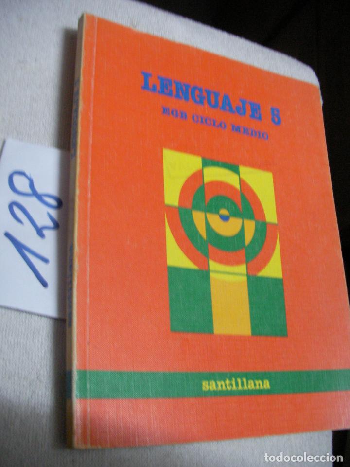 Libros de segunda mano: ANTIGUO LIBRO DE TEXTO - LENGUAJE 5 EGB - SANTILLANA - Foto 1