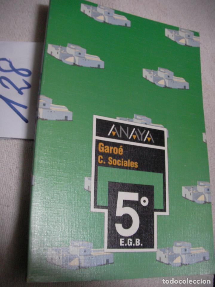 Libros de segunda mano: ANTIGUO LIBRO DE TEXTO - SOCIALES 5 EGB - ANAYA - Foto 1