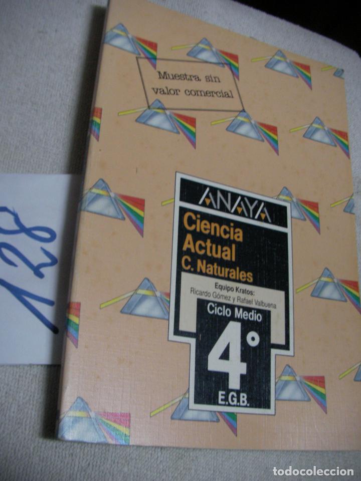 Libros de segunda mano: ANTIGUO LIBRO DE TEXTO - NATURALES 4 - ANAYA - Foto 1