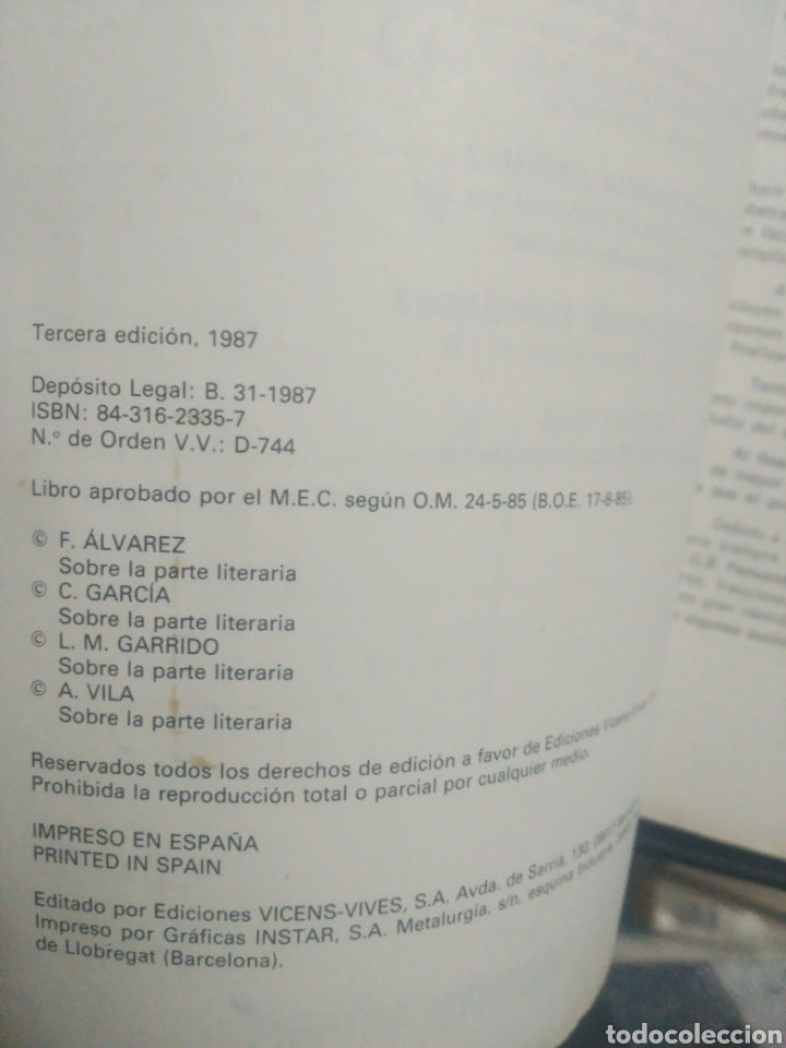 Libros de segunda mano: Matem&aacute;ticas factor 1. 1 Bup. Editorial Vicens Vives - Foto 3