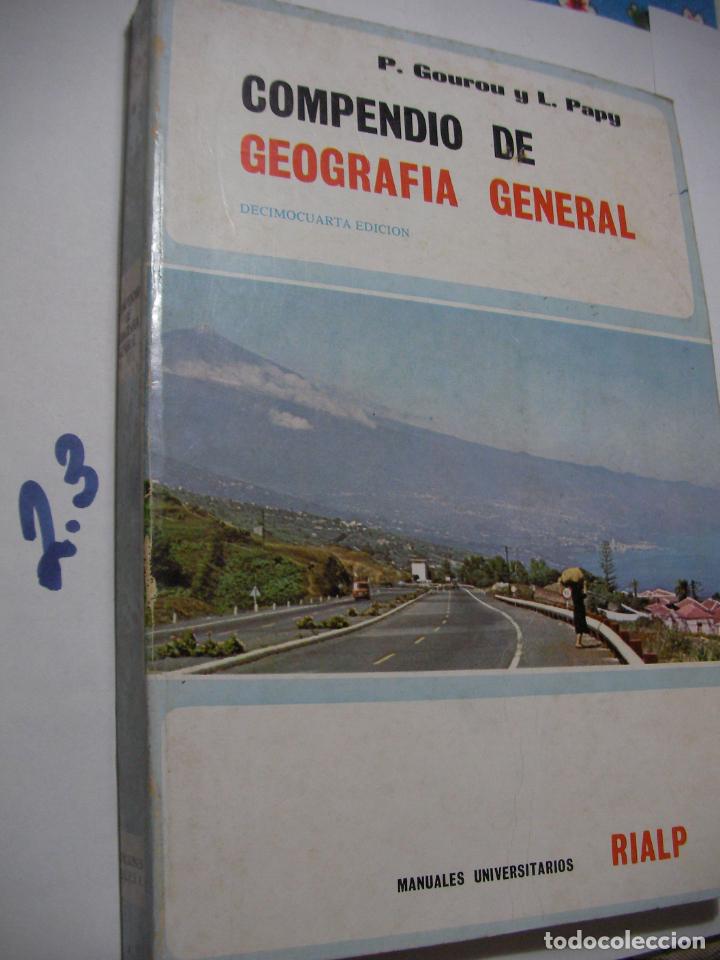 Libros de segunda mano: ANTIGUO LIBRO DE TEXTO - COMPENDIO DE GEOGRAFIA GENERAL - Foto 1