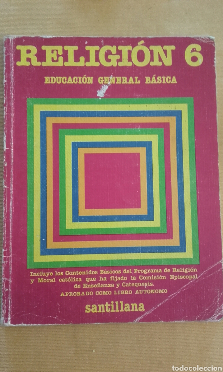 Libros de segunda mano: RELIGI&Oacute;N 6 EGB SANTILLANA 1987 - Foto 1