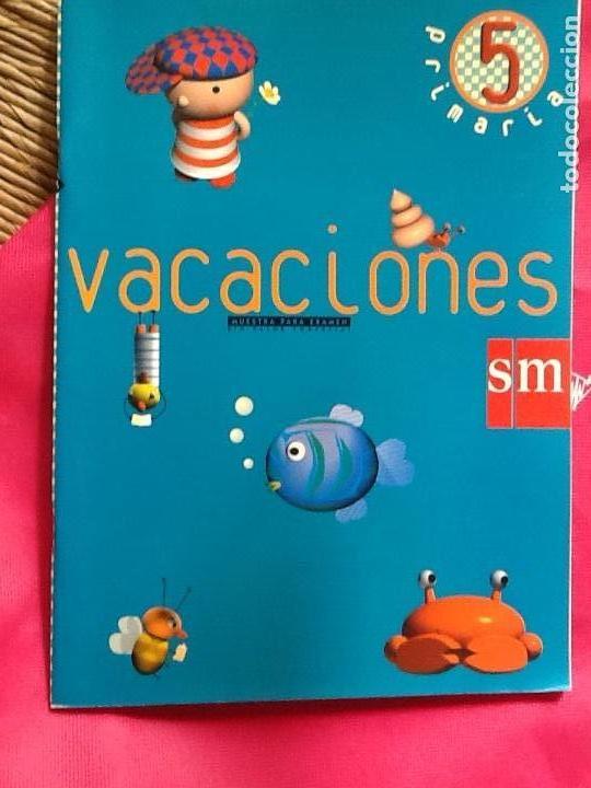 Libros de segunda mano: VACACIONES SM. 5&ordm; DE PRIMARIA - Foto 1