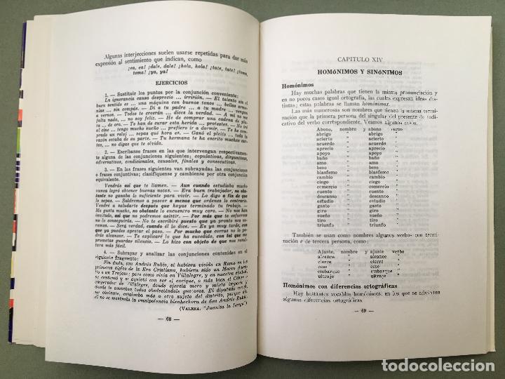 Libros de segunda mano: LIBRO GRAM&Aacute;TICA DE LA LENGUA ESPA&Ntilde;OLA, DEL 1960 - Foto 3