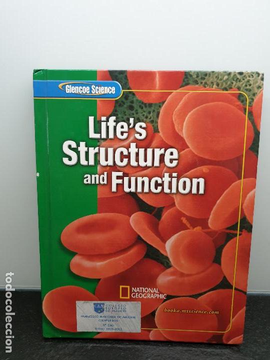 Libros de segunda mano: Lifes Structure and Function. Glencoe Science. National Geographic. EN INGL&Eacute;S - Foto 1