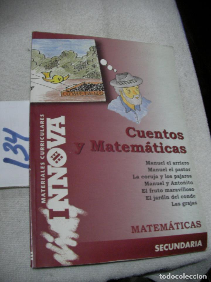 Libros de segunda mano: LIBRO DE TEXTO - CUENTOS Y MATEMATICAS - Foto 1