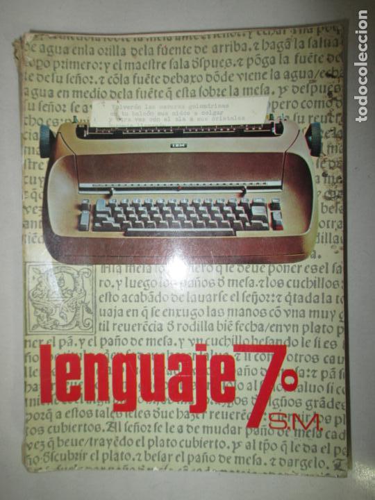 Libros de segunda mano: LENGUAJE 7&ordm; E.G.B. S.M. MANUEL RAMIRO VALDERRAMA. 1973 - Foto 1