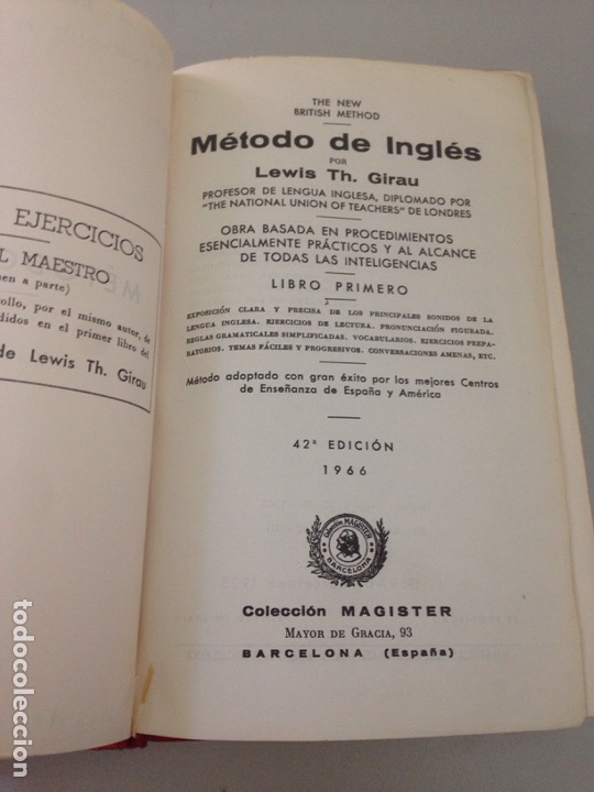 Libros de segunda mano: Libro. Metodo de ingles. Libro primero 1925 - Foto 3