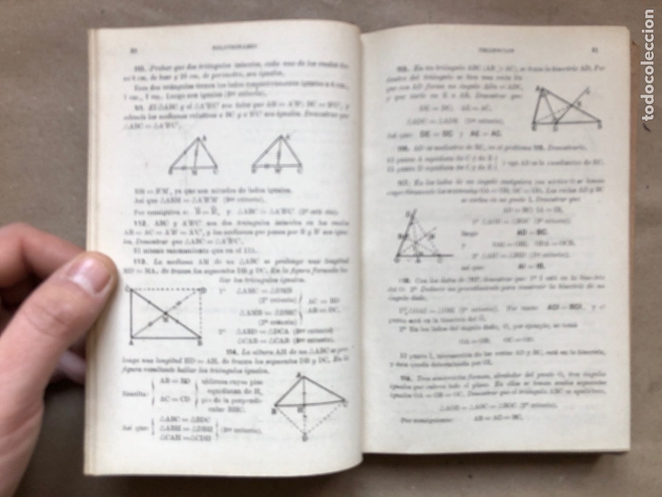 Libros de segunda mano: GEOMETR&Iacute;A, TERCER GRADO - CLAVE. EDICIONES BRU&Ntilde;O 1947. - Foto 3