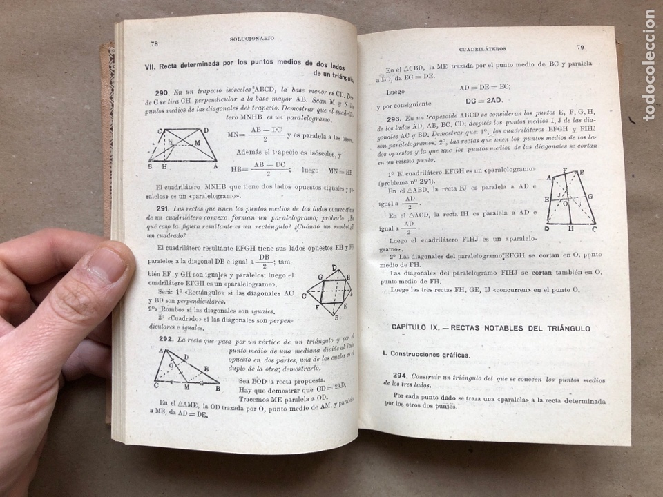 Libros de segunda mano: GEOMETR&Iacute;A, TERCER GRADO - CLAVE. EDICIONES BRU&Ntilde;O 1947. - Foto 4