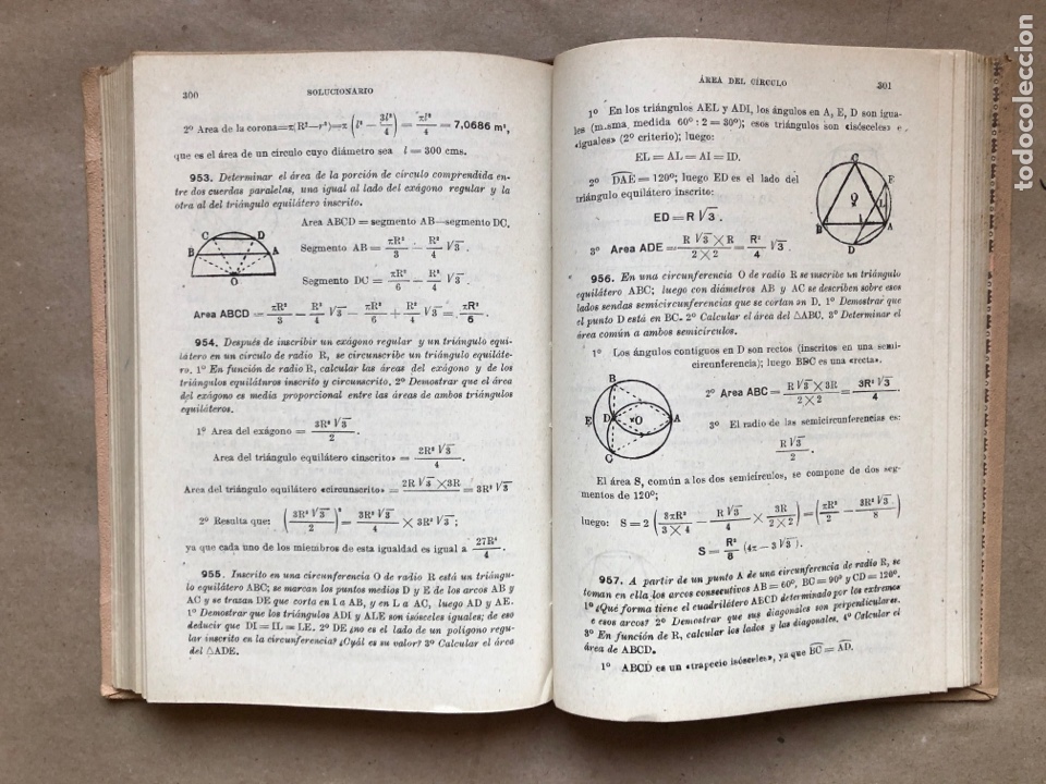 Libros de segunda mano: GEOMETR&Iacute;A, TERCER GRADO - CLAVE. EDICIONES BRU&Ntilde;O 1947. - Foto 6