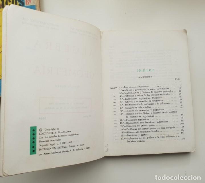 Libros de segunda mano: Matem&aacute;ticas. Tercero. Ediciones SM 1966 - Foto 2