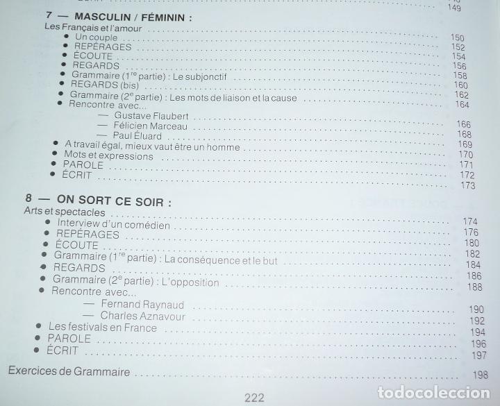 Libros de segunda mano: Sans Frontieres 3, M&eacute;thode de Fran&ccedil;ais (Cl&eacute; International, 1984) Libro de texto - Foto 6
