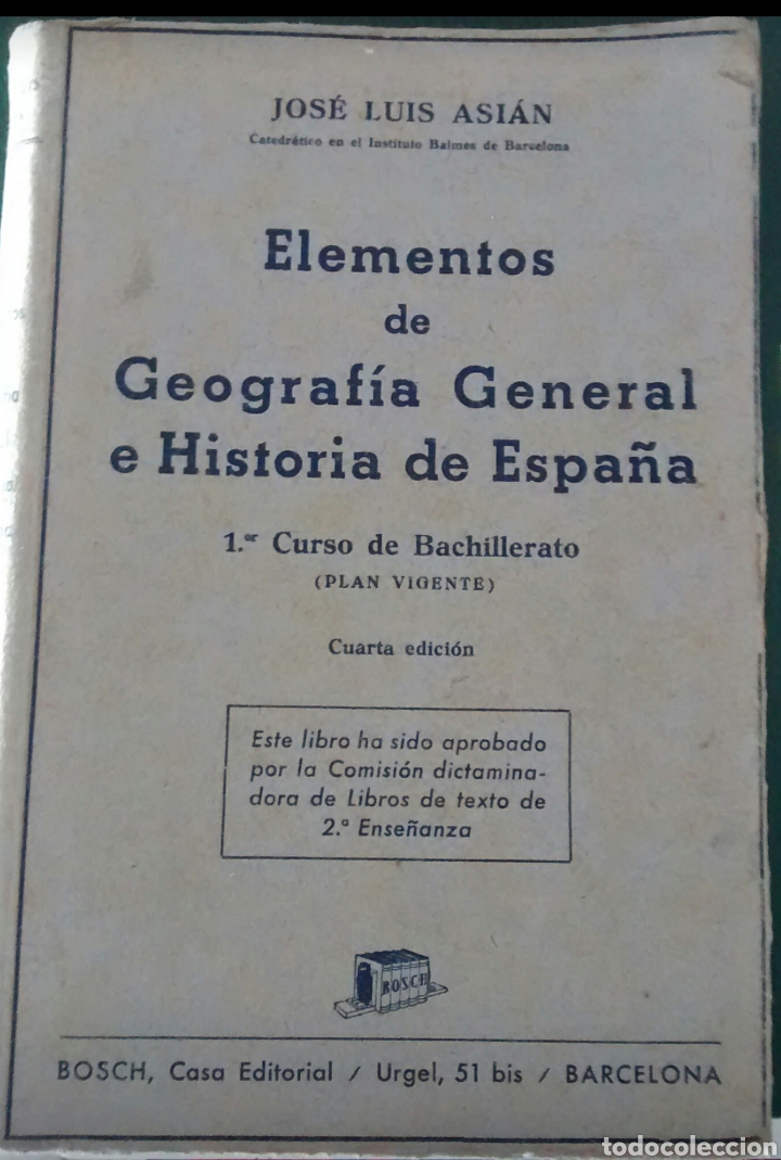 Elementos de geograf&iacute;a general e Historia de Espa&ntilde;a
