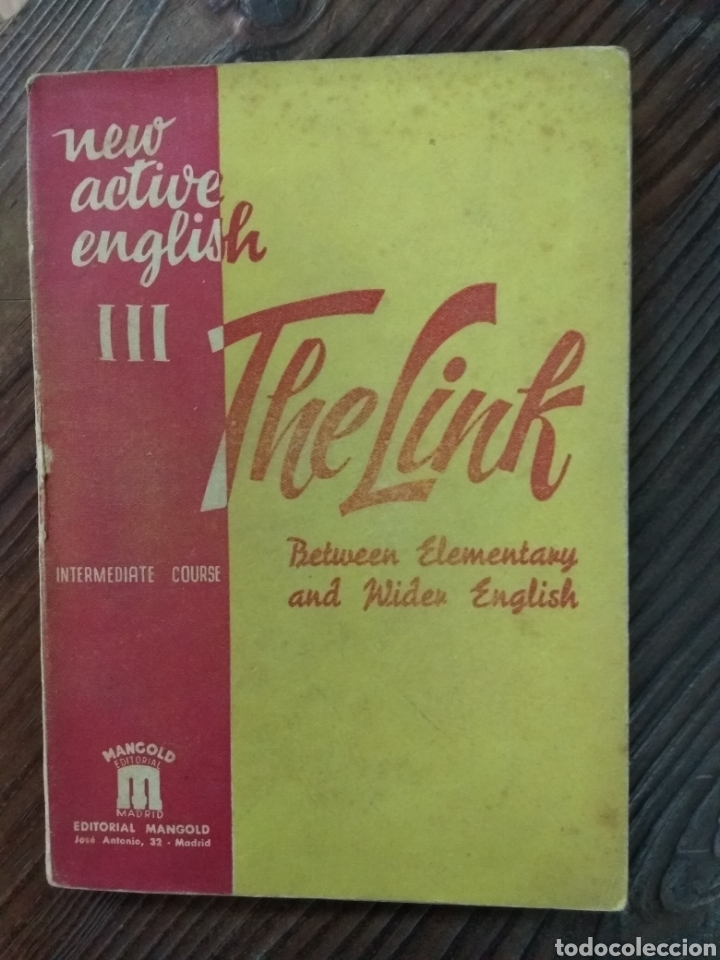 Libros de segunda mano: New active english III. The Link. Mangold - Foto 1