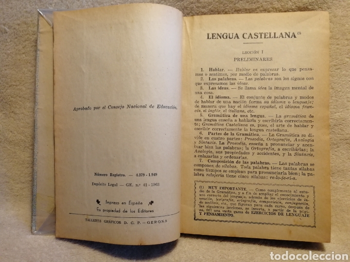 Libros de segunda mano: ENCICLOPEDIA GRADO MEDIO. 1949 - Foto 2