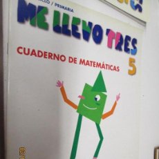 Libri di seconda mano: ME LLEVO TRES 5 - CUADERNO DE MATEMÁTICAS - PRIMER CICLO/ PRIMARIA - ANAYA