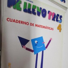 Libri di seconda mano: ME LLEVO TRES 4 - CUADERNO DE MATEMÁTICAS - PRIMER CICLO/ PRIMARIA - ANAYA
