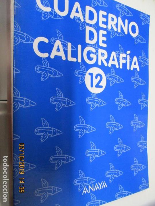Libros de segunda mano: CUADERNO DE CALIGRAF&Iacute;A 12 - ANAYA - Foto 1