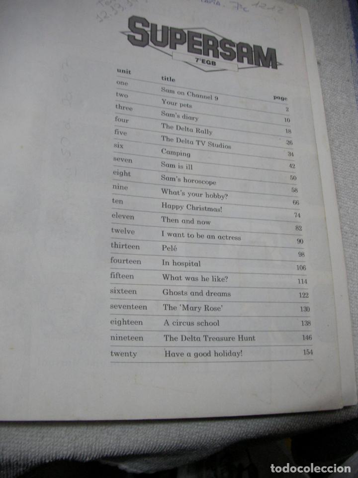 Libros de segunda mano: ANTIGUO LIBRO DE TEXTO - INGLES SUPERSAM 7&ordm; EGB - Foto 2