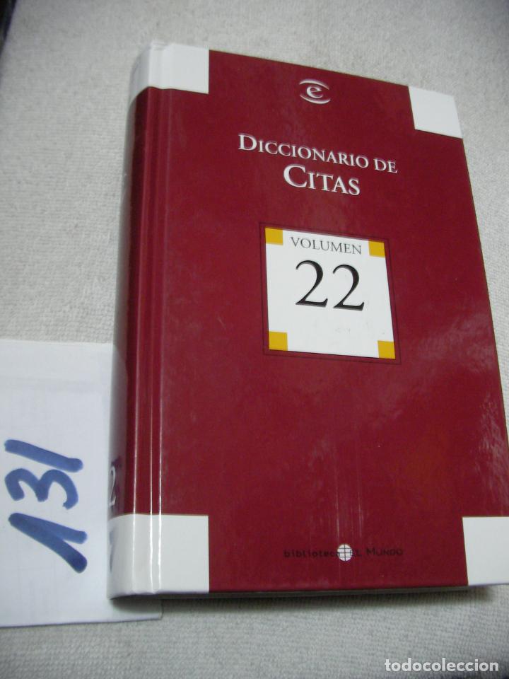 Libros de segunda mano: DICCIONARIO DE CITAS - - Foto 1