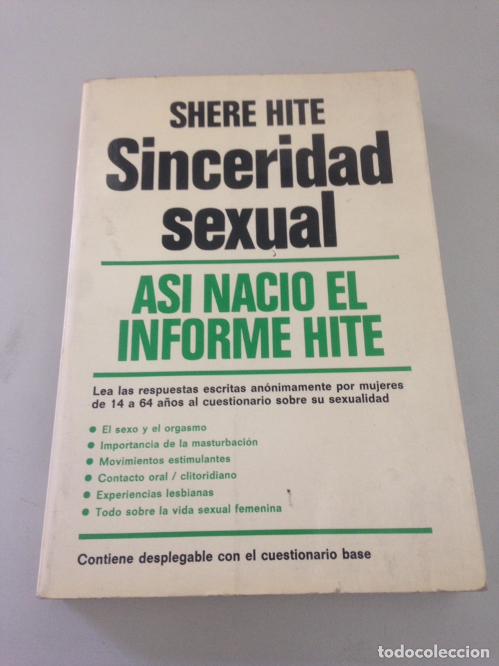 Libros de segunda mano: SINCERIDAD SEXUAL - Foto 1