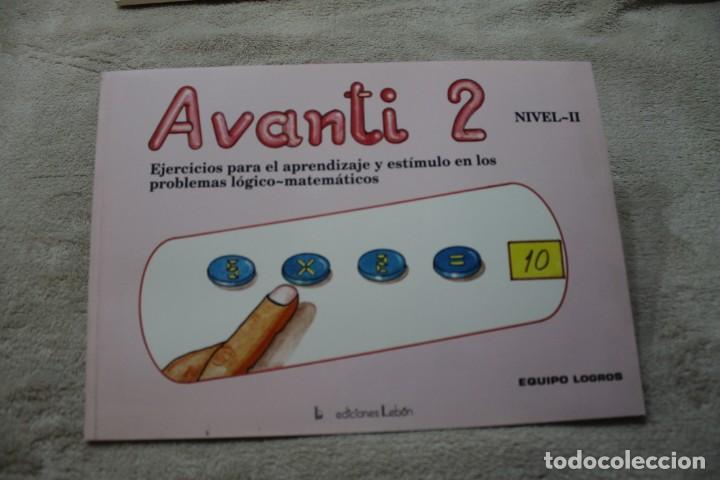 Libros de segunda mano: AVANTI 2 EJERCICIOS PARA EL APRENDIZAJE Y ESTIMULO EN LOS PROBLEMAS LOGICO-MATEMATICO - Foto 1