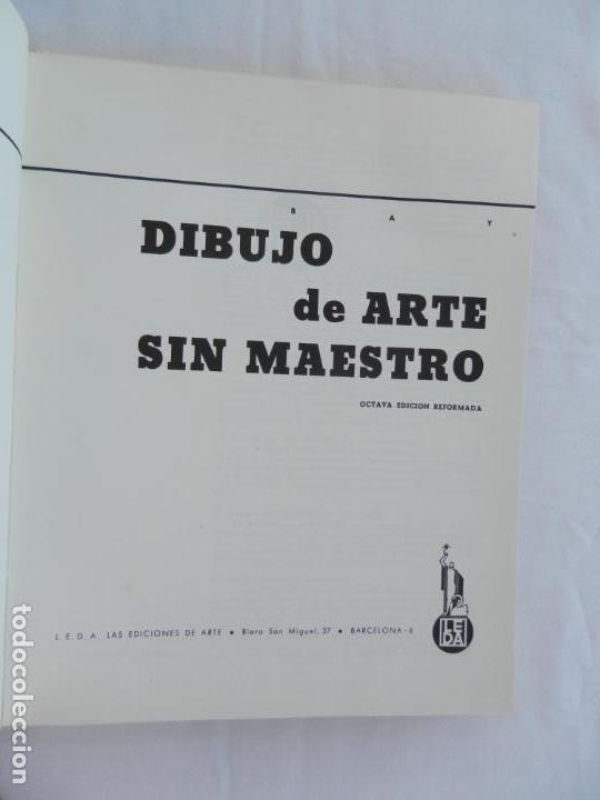 Libros de segunda mano: DIBUJO DE ARTE SIN MAESTRO. L. E. D. A. 1977. - Foto 2