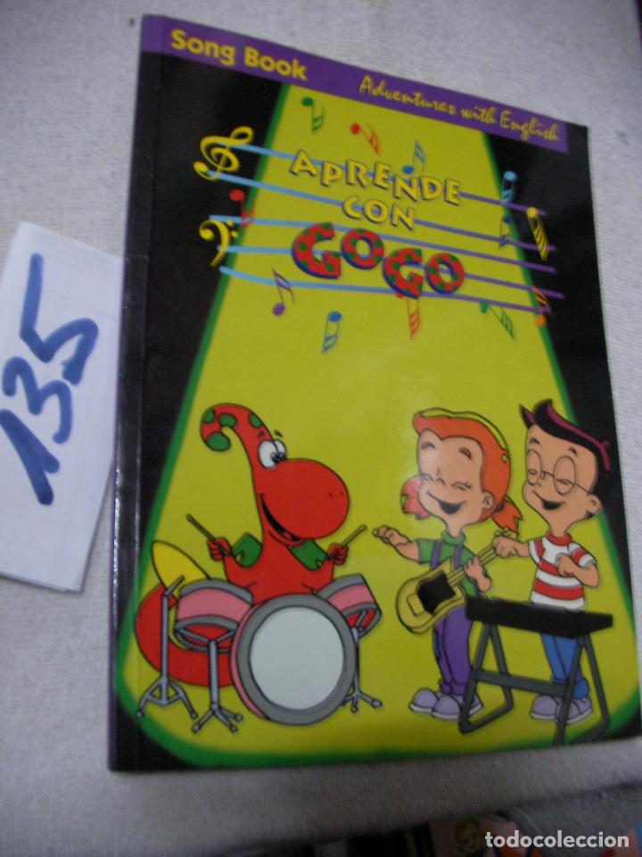Libros de segunda mano: APRENDE CON GOGO - AVENTURAS EN INGLES - LIBRO DE CANCIONES - Foto 1